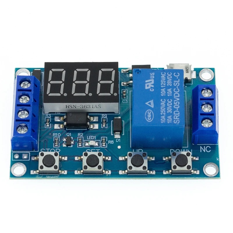 6 30 В релейный модуль переключатель Время задержки срабатывания цепи таймер