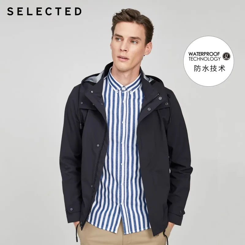 

SELECTED Men's Spring Jacket Fashion Water-Proof Outwear Light Jacket S|4201OM506
