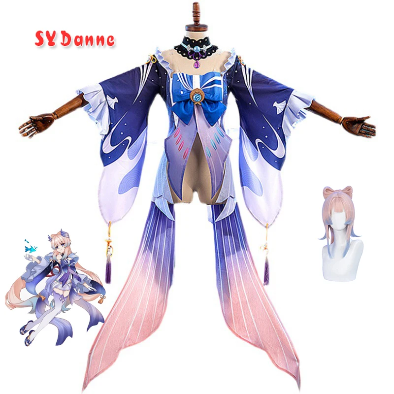 

Game Genshin Impact Sangonomiya Kokomi Pearl of Wisdom Cosplay Costume Kokomi cosplay For Carnival Halloween Christmas