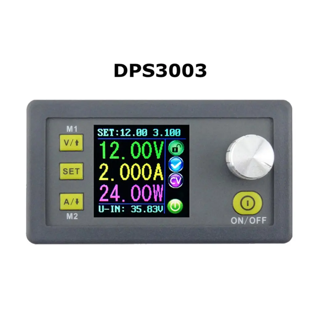 CNC DC Регулируемый блок питания понижающий модуль интегрированный амперметр