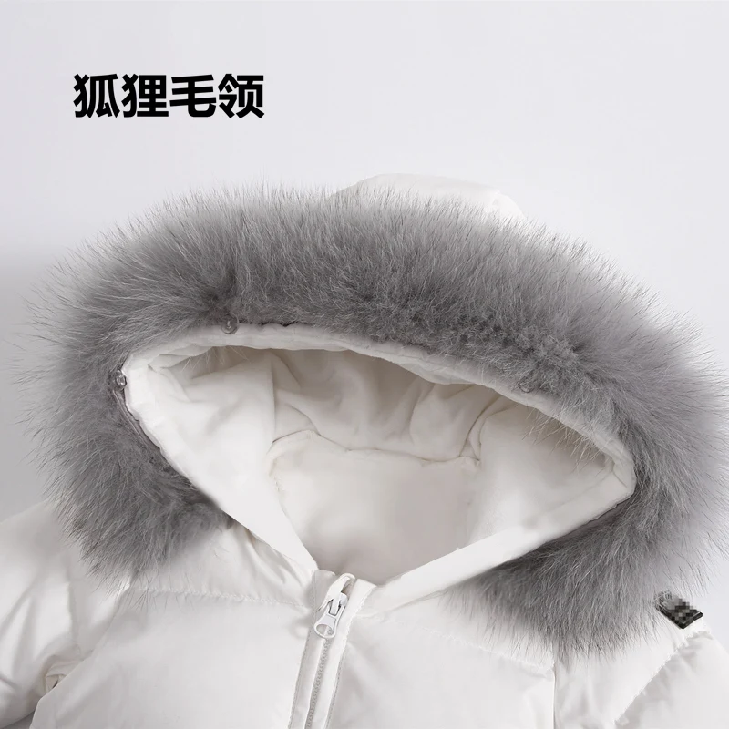 Детский цельный пуховик для мальчиков и девочек верхняя одежда новорожденных с