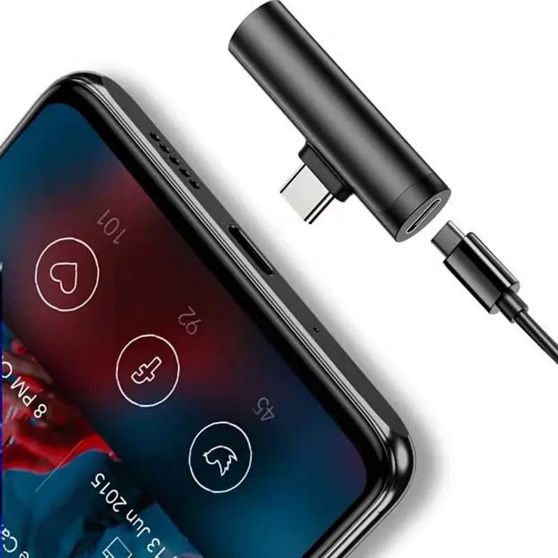 2 в 1 Тип C до 3 5 мм разъем для зарядки наушников конвертер usb тип-c аудио адаптер Xiaomi