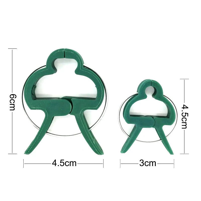 

20pcs Reusable Grafting Clips Greenhouse Clamp Stand Plastic Plant Clip Fastener Bracket Fixed Seed Stem Support Plant Grafting