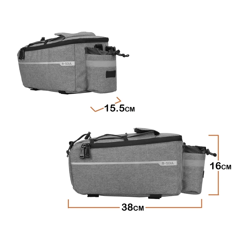 

Portable Bike Bag Big Capacity Bicycle Bag For FrameWater BottlePocketWaterproof Thermal Insulation Design Bicycle Accessory