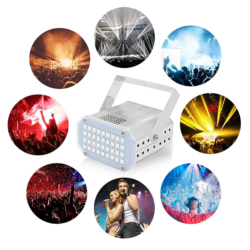 36 светодиодов по технологии Мини диско светильник s стробоскопическая вспышка