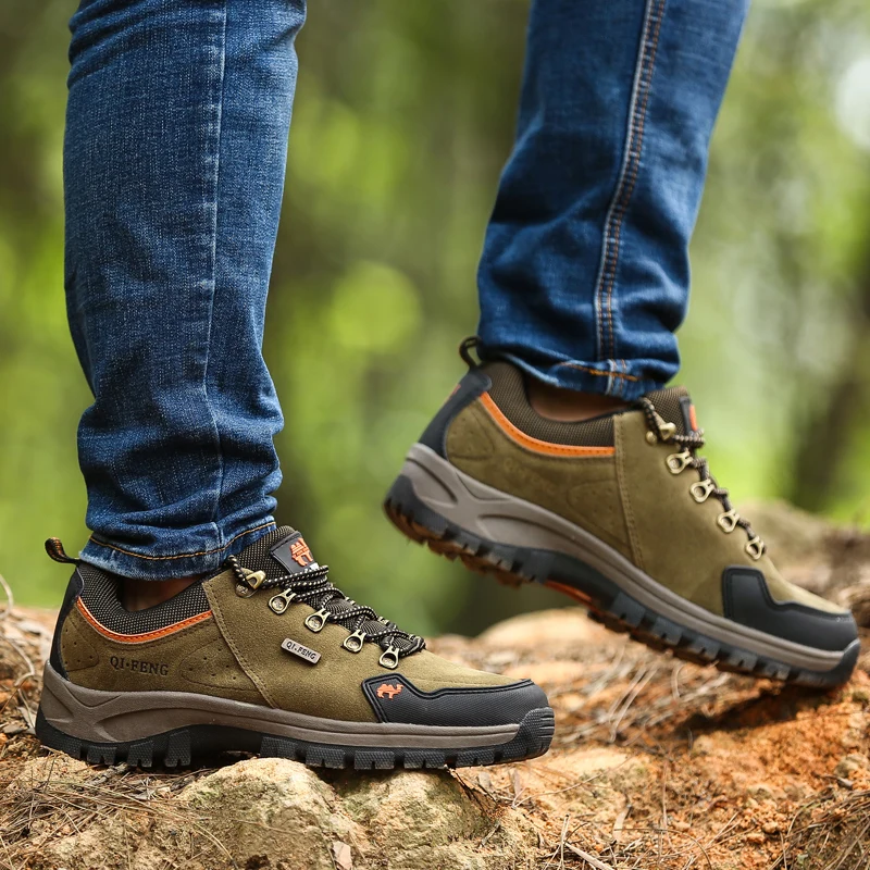 Уличная Мужская походная обувь женские водонепроницаемые треккинговые ботинки