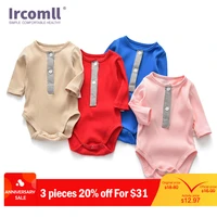 ircoml baby girl boy jumpsuit 0 2y fashion spring newborn romper clothes for girls long sleeve kids boys toddler outfit clothing