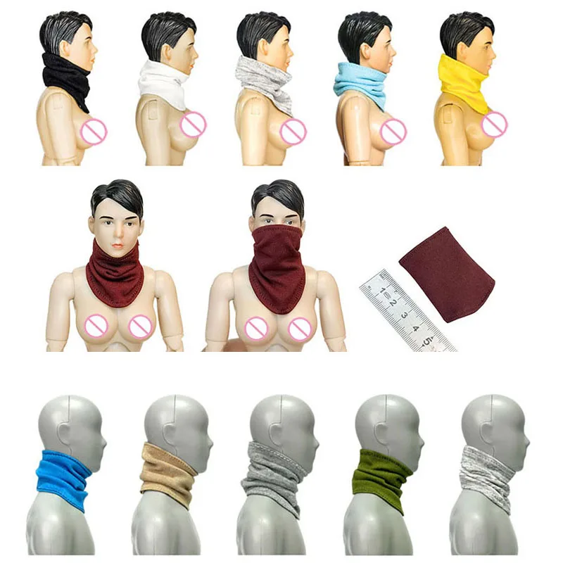 _ 1/6 масштаб мужской женский пуловер шарф забавная фотография для 12 дюймов модели