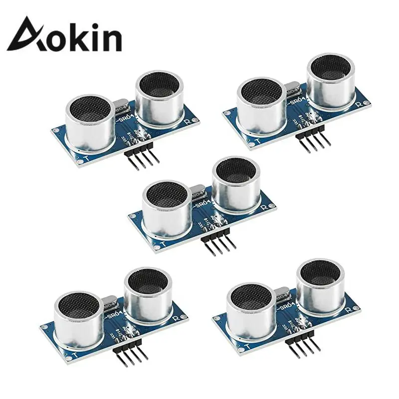 Aokin 5 шт. HC-SR04 ультразвуковой Сенсор Расстояние модуль для Arduino 2560 робот XBee ZigBee