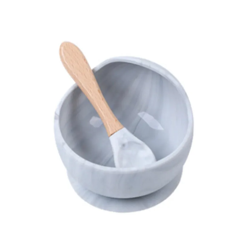 2 шт. Детские Силиконовые ложки и чаши|Тарелки| |