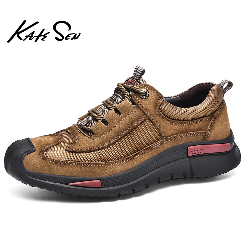 KATESEN/Новинка 2019 года Высококачественная Мужская обувь повседневная из