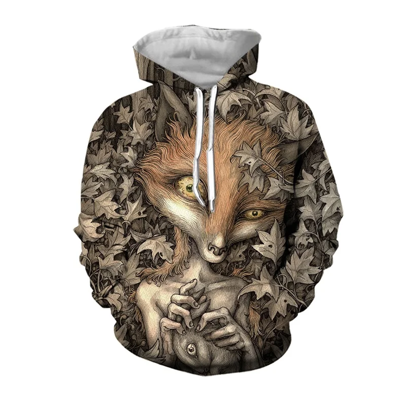 

Jumeast Men Women 3D Sweatshirt Oversized Male Female Coat Animal Fox Rabbit Summer Long Sleeve Cap Hoody Sport Pullover Hoodies