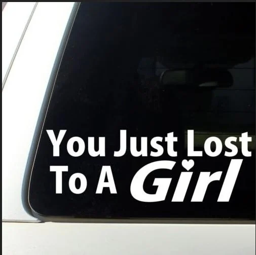 Вы просто потеряли подарки девочкам компьютер виниловые наклейки забавные turbo