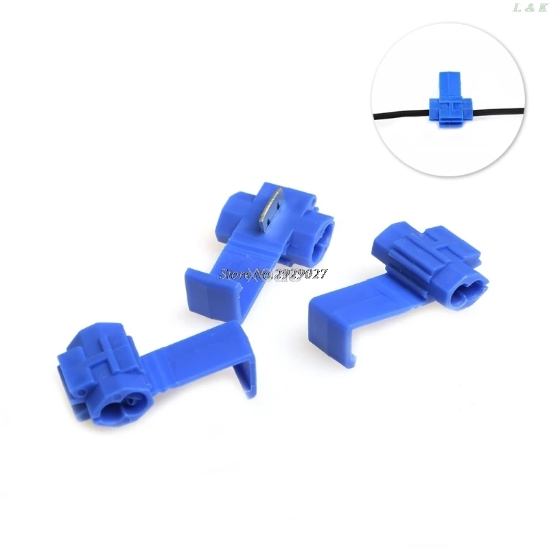 50 шт. проволочный замок на скотче электрический кабель соединитель быстрое