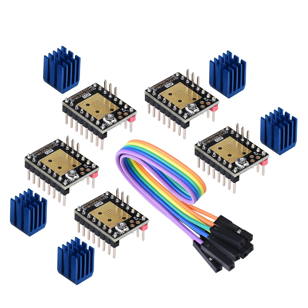 Плата управления BIGTREETECH BTT SKR V1.4 Turbo SKR2 TMC2209 TMC2208 детали для 3D-принтера MINI E3 V2 CR10 Ender 3