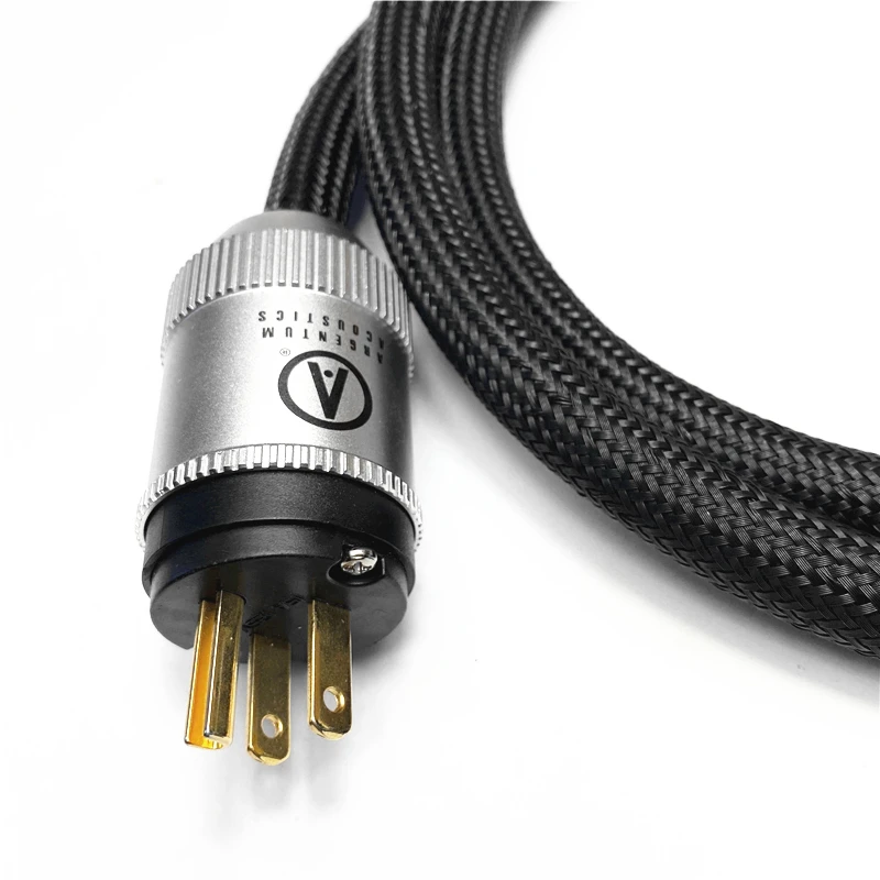 Высококачественная Серебристая акустика PROTEUS 14 силовой кабель переменного тока