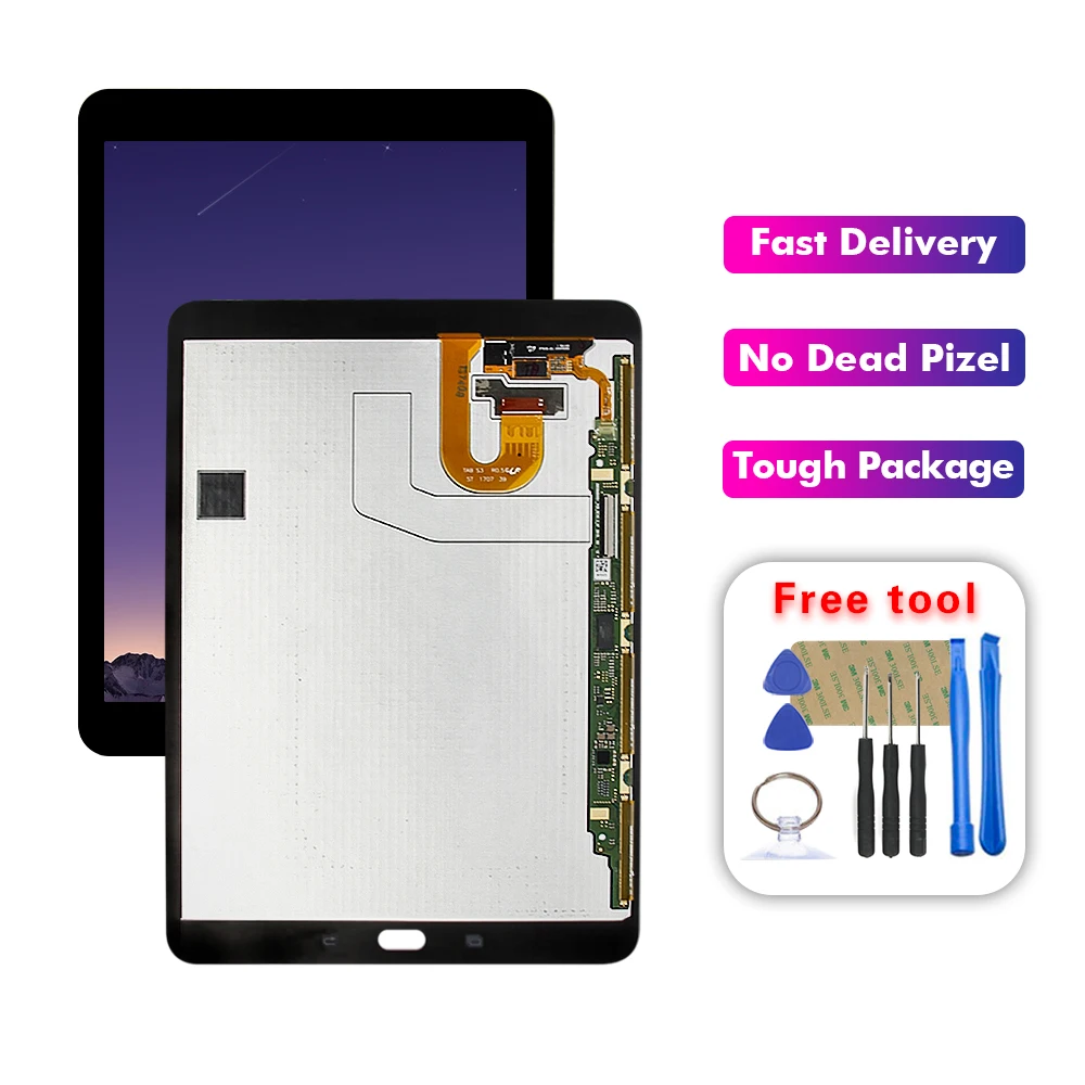 ЖК дисплей AAA + для Samsung Galaxy Tab S3 T820 T825 T827 сенсорный экран дигитайзер стекло в сборе