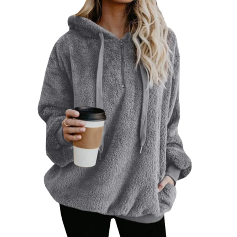 

Plus Size Plush Velvet Sweatshirt Multicolor Women's Fashion Imitation Wool Design Printed Sweatshirt Loose Casual Women's Top