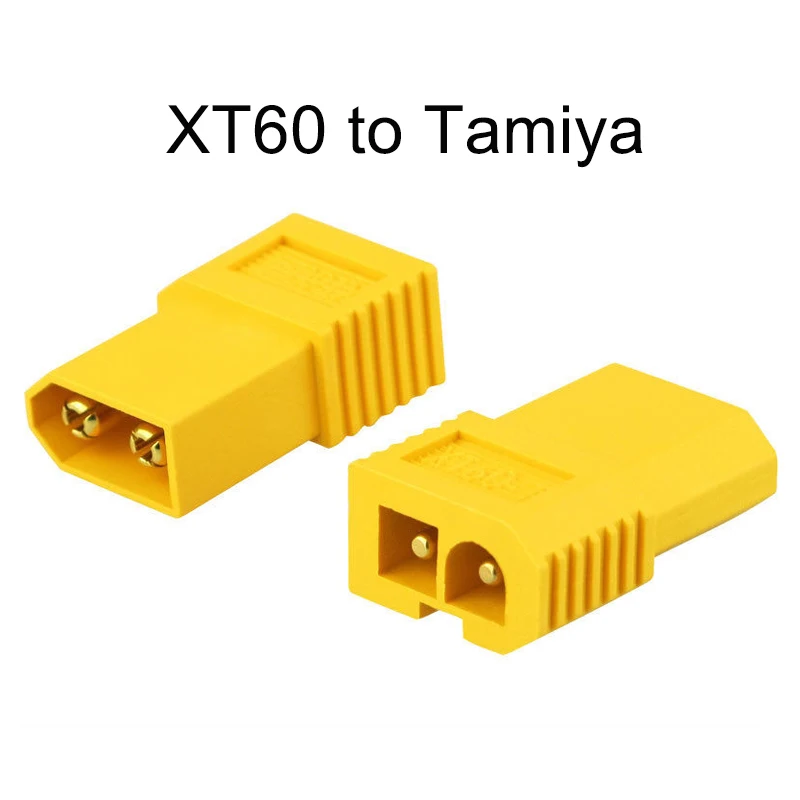 XT60 to Tamiya AMASS XT60 XT 60 XT-60 штекер T DEAN разъем EC3 TRX Большой Tamiya штекер Женский конвертер адаптер для RC Lipo батареи - Цвет: XT60 to Tamiya