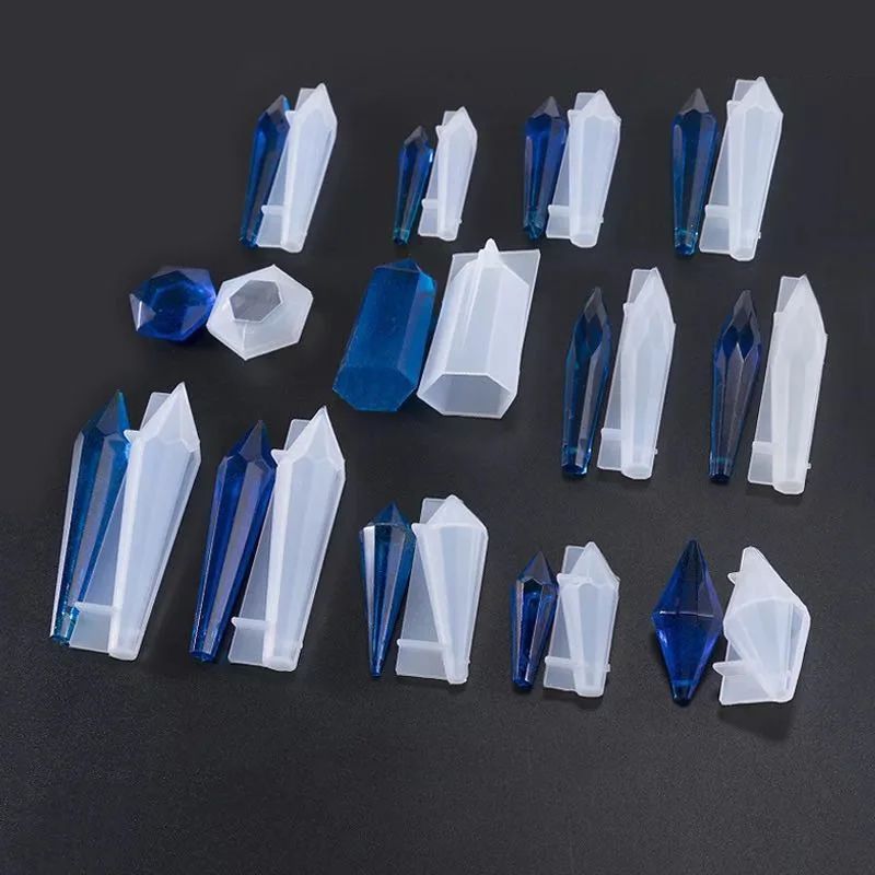 

DIY Pendant Silicone Molds Multi Shape Transparent Art Resin Moulds Casting Tool Accessories For Jewelry Pendulum Pendant Making