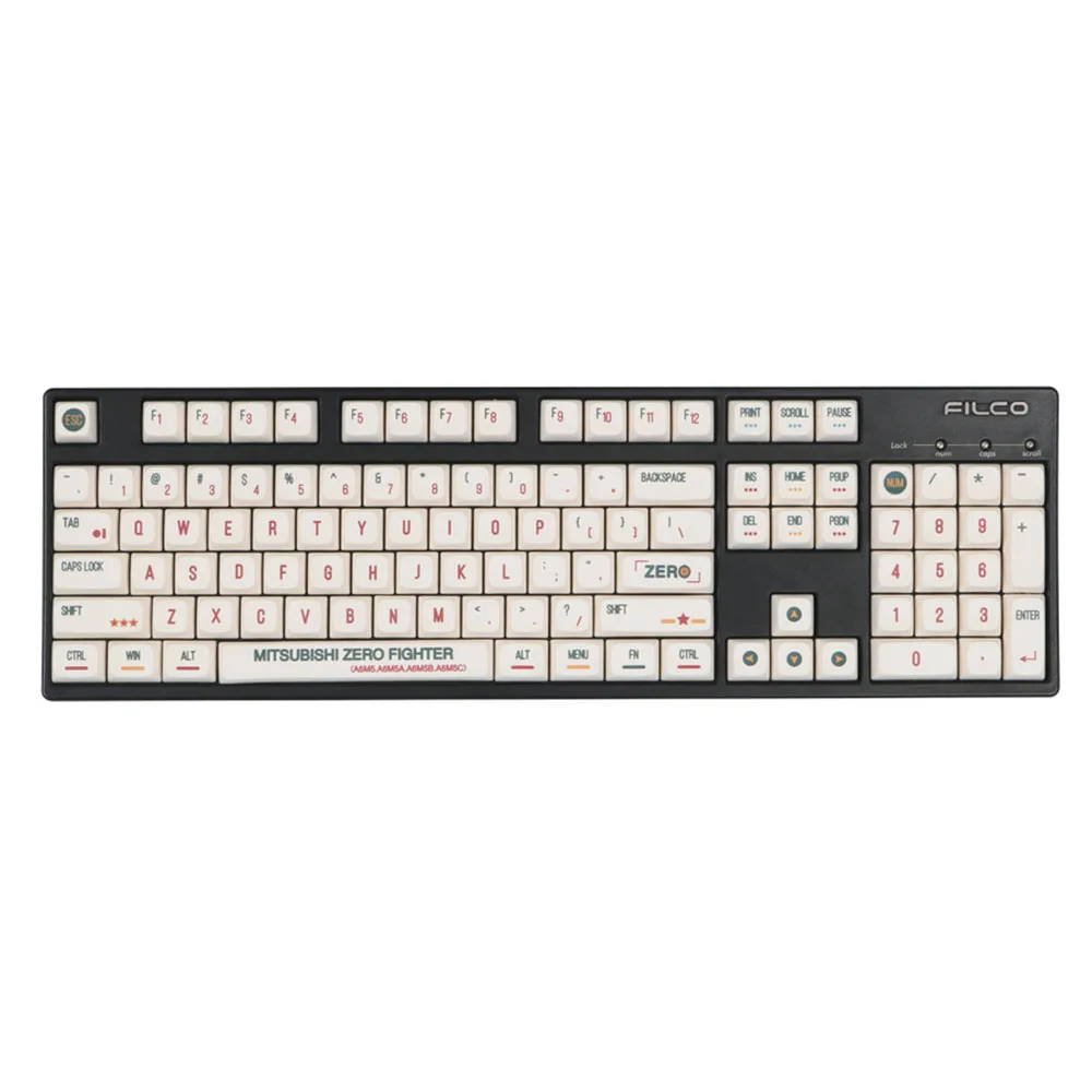 148 клавишных бойцов вертолет Дизайн Самолет ключ колпачки для Cherry Mx