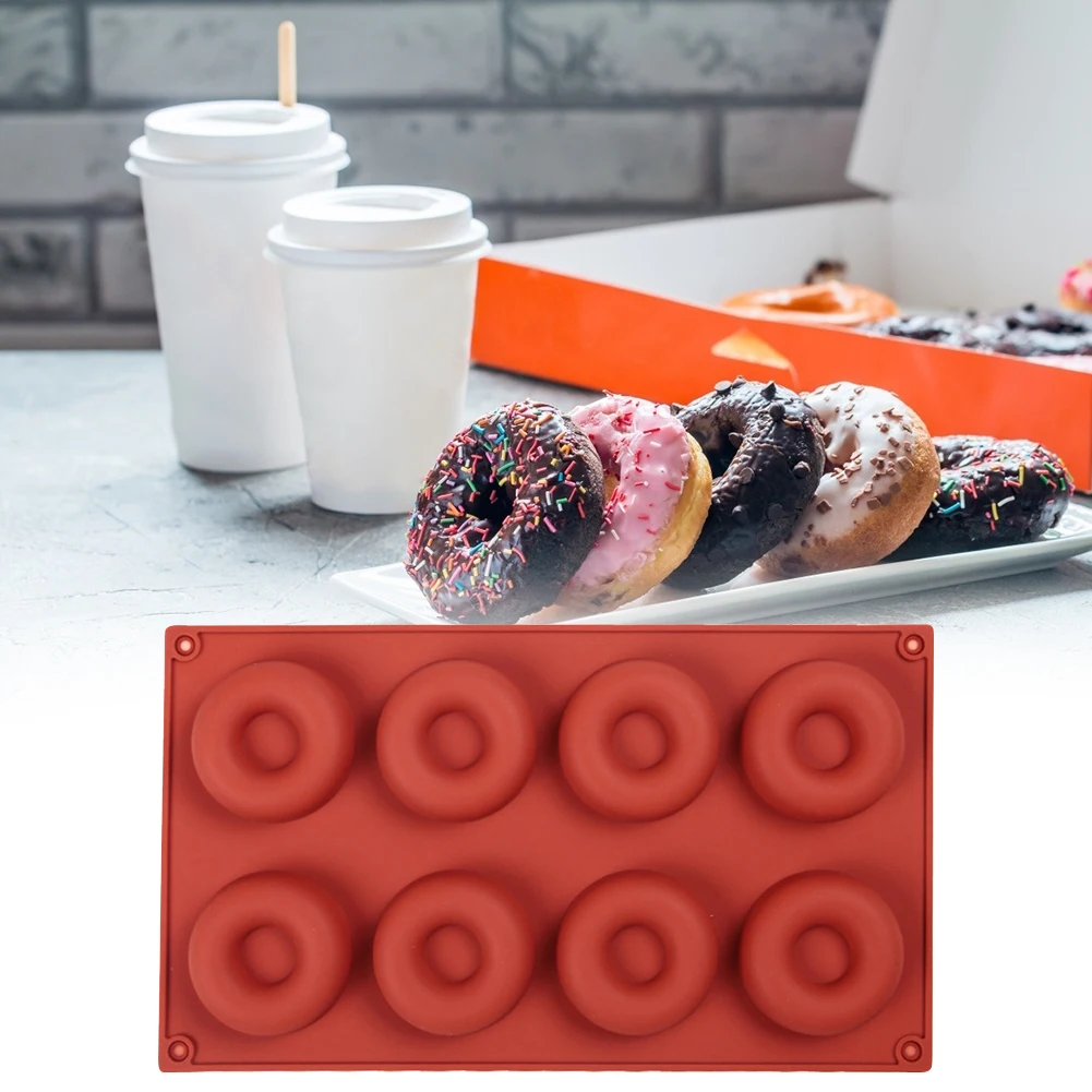

DIY Non-Stick Pastry Dessert Donut Kitchen Baking Tool Muffins Silicone Mould DIY Cake Mould Fondant Decor