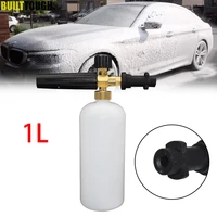 1l high pressure brush blaster snow foam generatoroap lance spray bottle wash 14 quick release adjustable cannon gun car