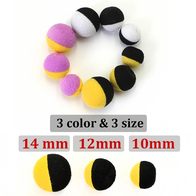 Наживка рыболовная плавающая для ловли карпа двухцветная 15 шт. | Спорт и