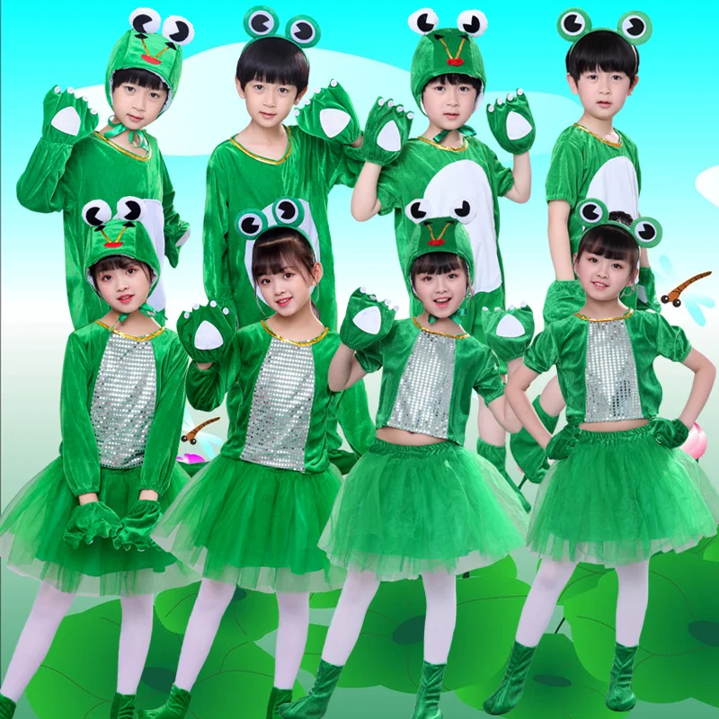 

Children's frog cosplay show costumes Xiaoyao find mom animal show costume boy girl cartoon love live cosplay