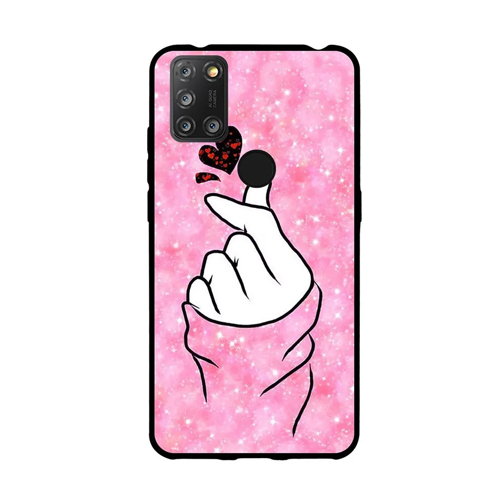 For Alcatel 3X 2020 4CAM Cover Soft TPU Silicone Coque For Alcatel 3X 3 X 2020 4CAM Case Love Bag For Alcatel 3X 2020 Shell Capa