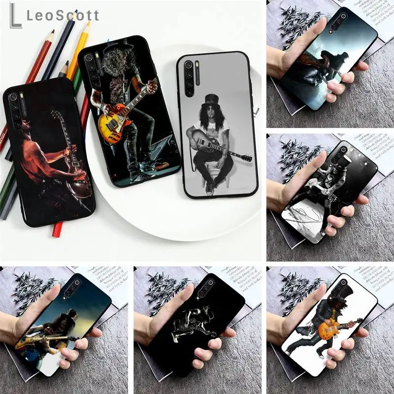 

Rock Music Slash Guitars Phone Case For Xiaomi Redmi note 7 8 9 pro 8T 9S Mi Note 10 Lite pro