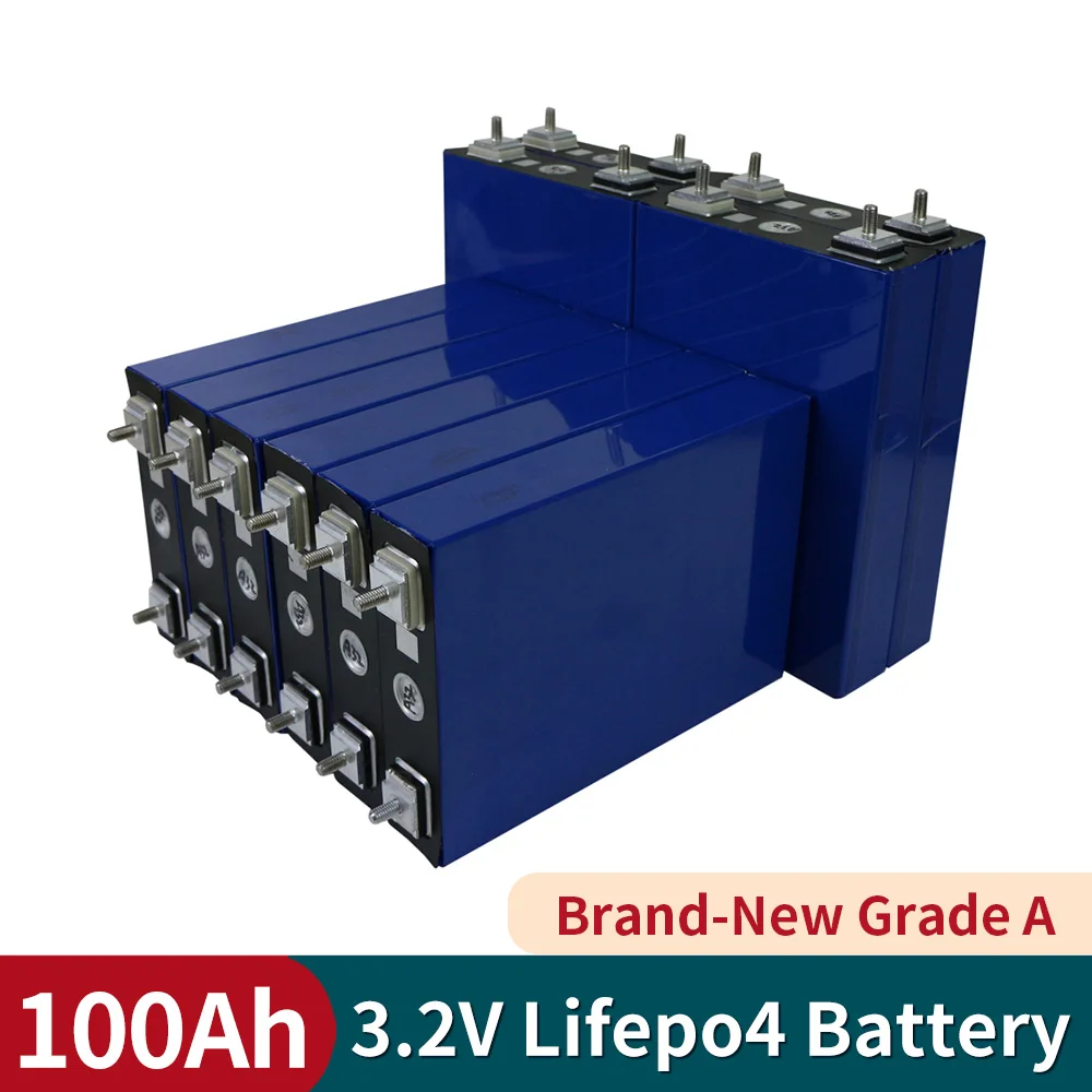 4 48 шт. 3 2 V 100Ah LiFePO4 аккумулятор литий железо phospha DIY мотоцикл электромобиль