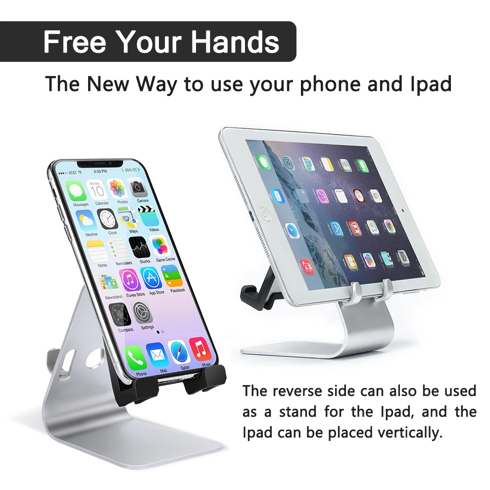 Подставка для планшета SeenDa iPad 2/3/4 Air Pro металлическая двухсторонняя | Компьютеры и