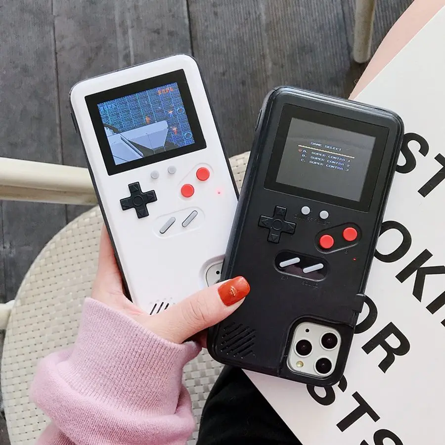 Retro Game Phone Cover Funda Video Playable Console Case for iPhone 11 Pro Max X XS XR 6 7 8 6S Plus SE 2020 | Мобильные телефоны и