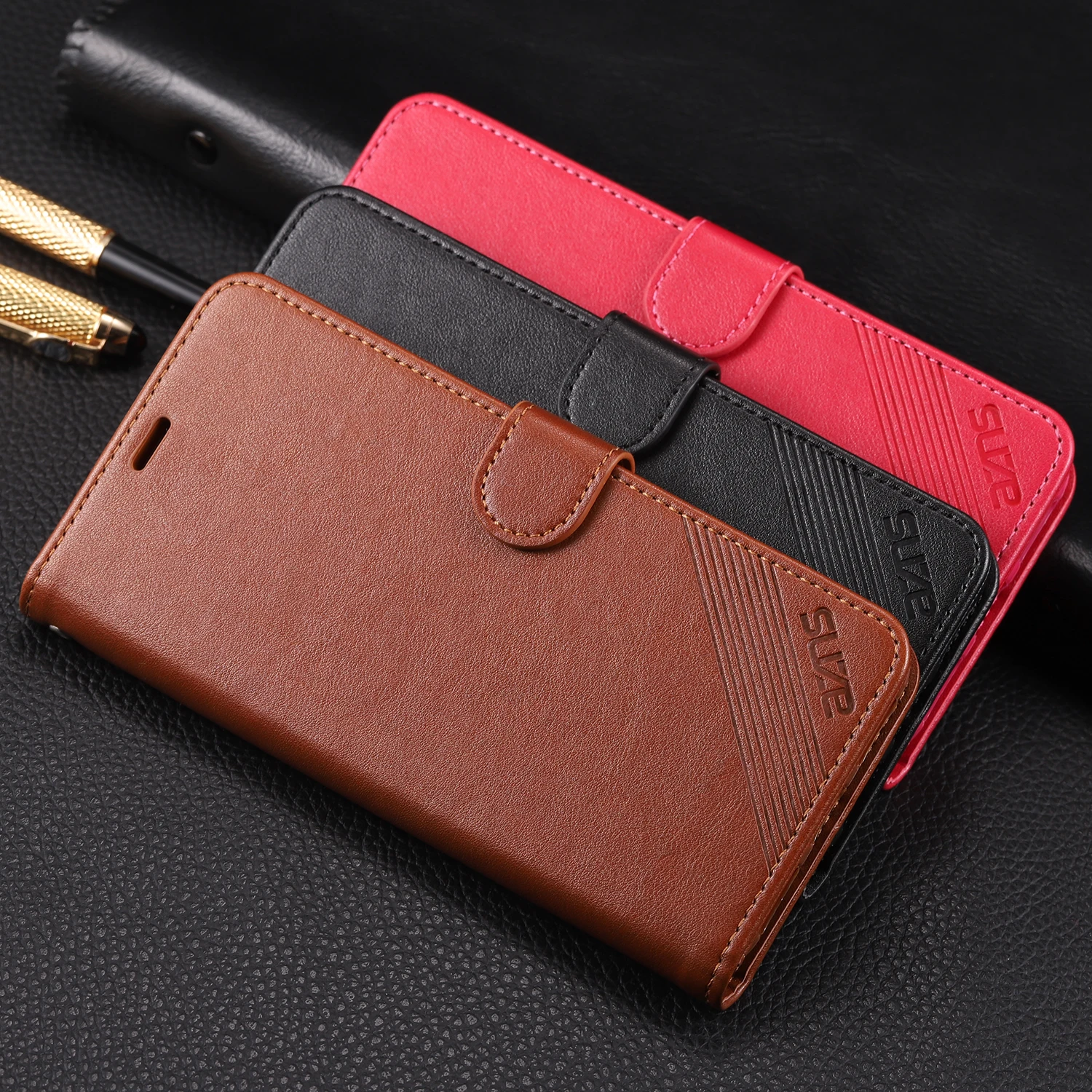 Azns бумажник чехол для телефона Xiaomi Redmi Note7 Чехол-книжка из искусственной кожи 6 3