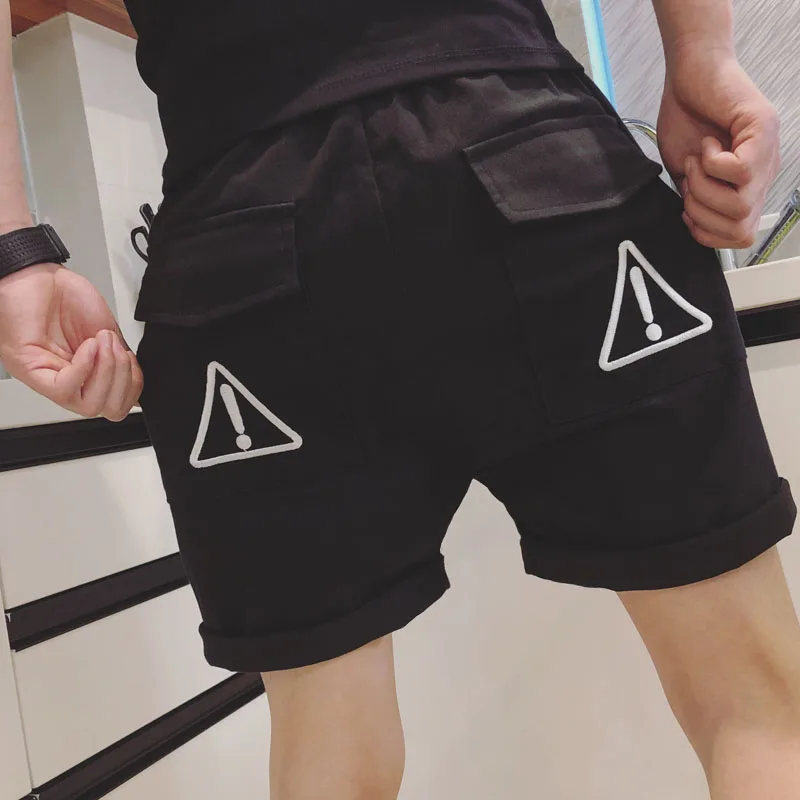 2020 летние мужские шорты с вышивкой Брюки карманами новые короткие прямые