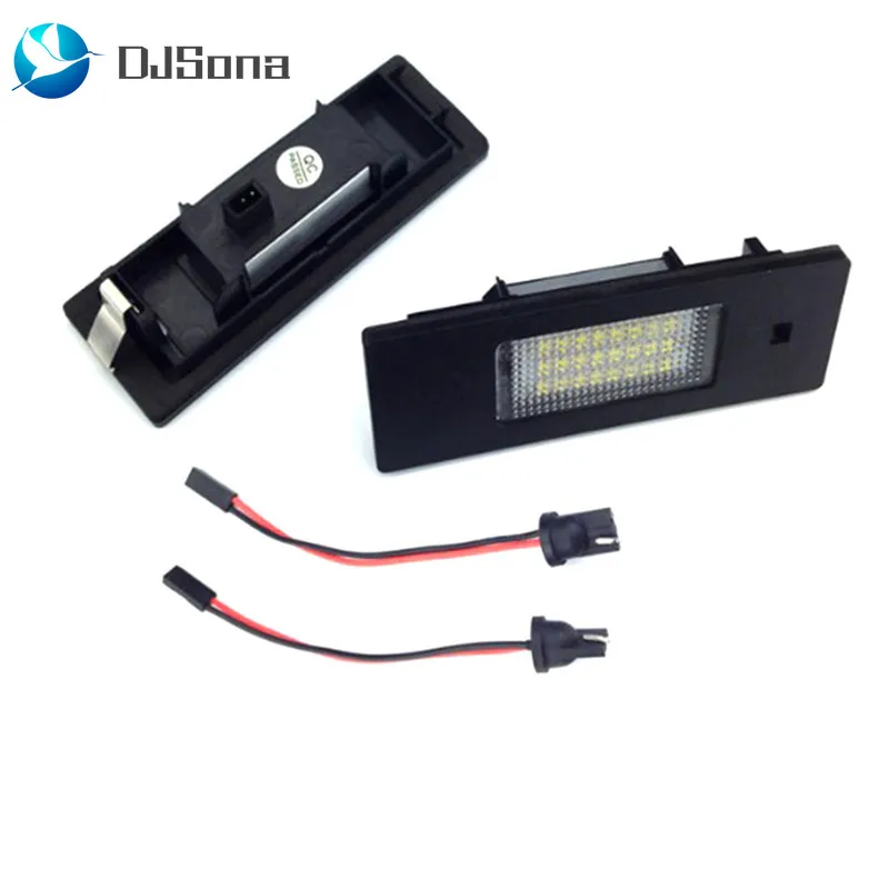 DJSona 2 шт. светодиодные номерные знаки светильник для BMW E63 24SMD светодиодный