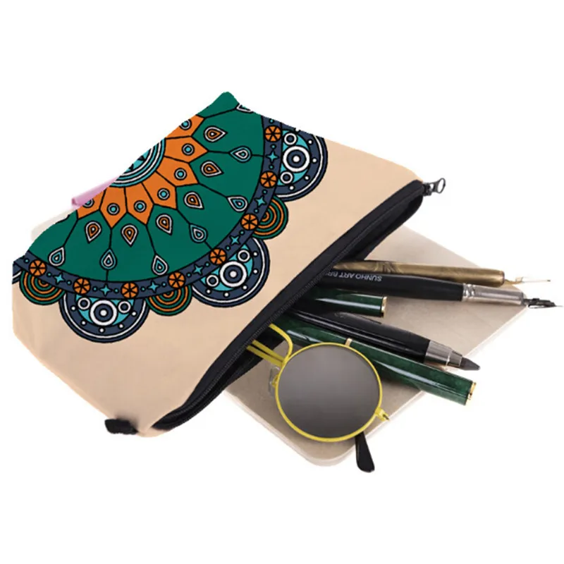 3D печать косметички с разноцветным узором милые мешочки для косметики