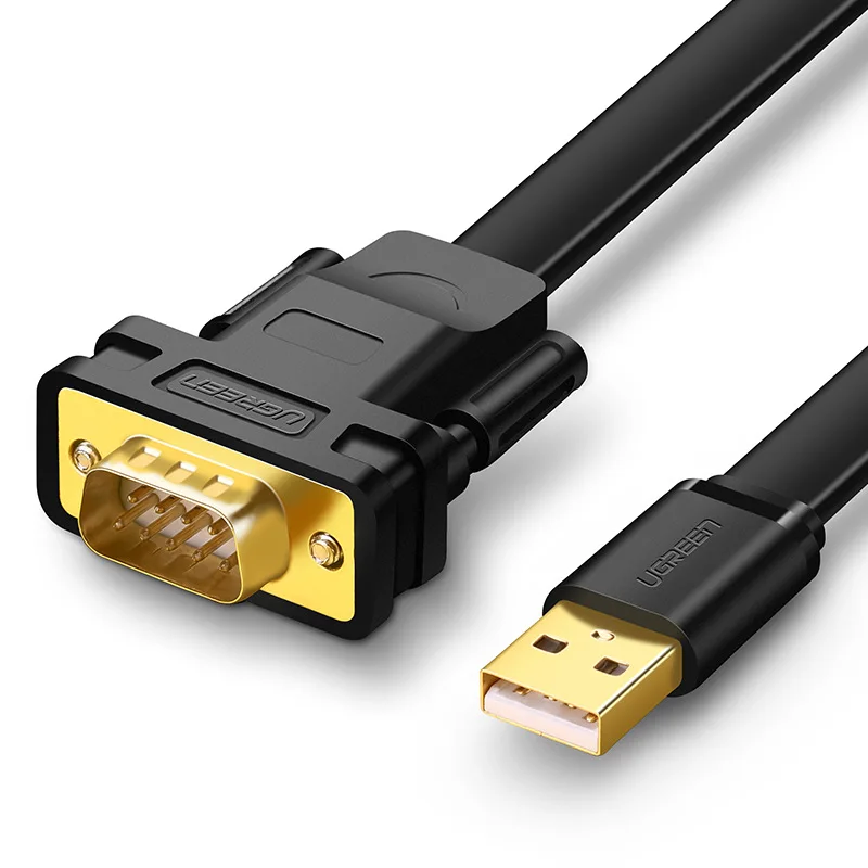 

USB To RS232 Com Serial DB9 Converter Flat Cable for Win10 WIN8 MAC SERVER2008 INDUSTRY FTDI FT232