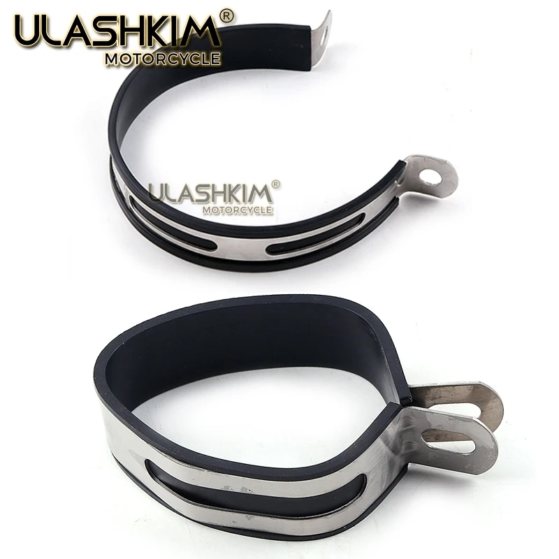 1 шт. Бесплатная доставка Универсальный мотоцикл глушитель Escape выхлопные зажимы