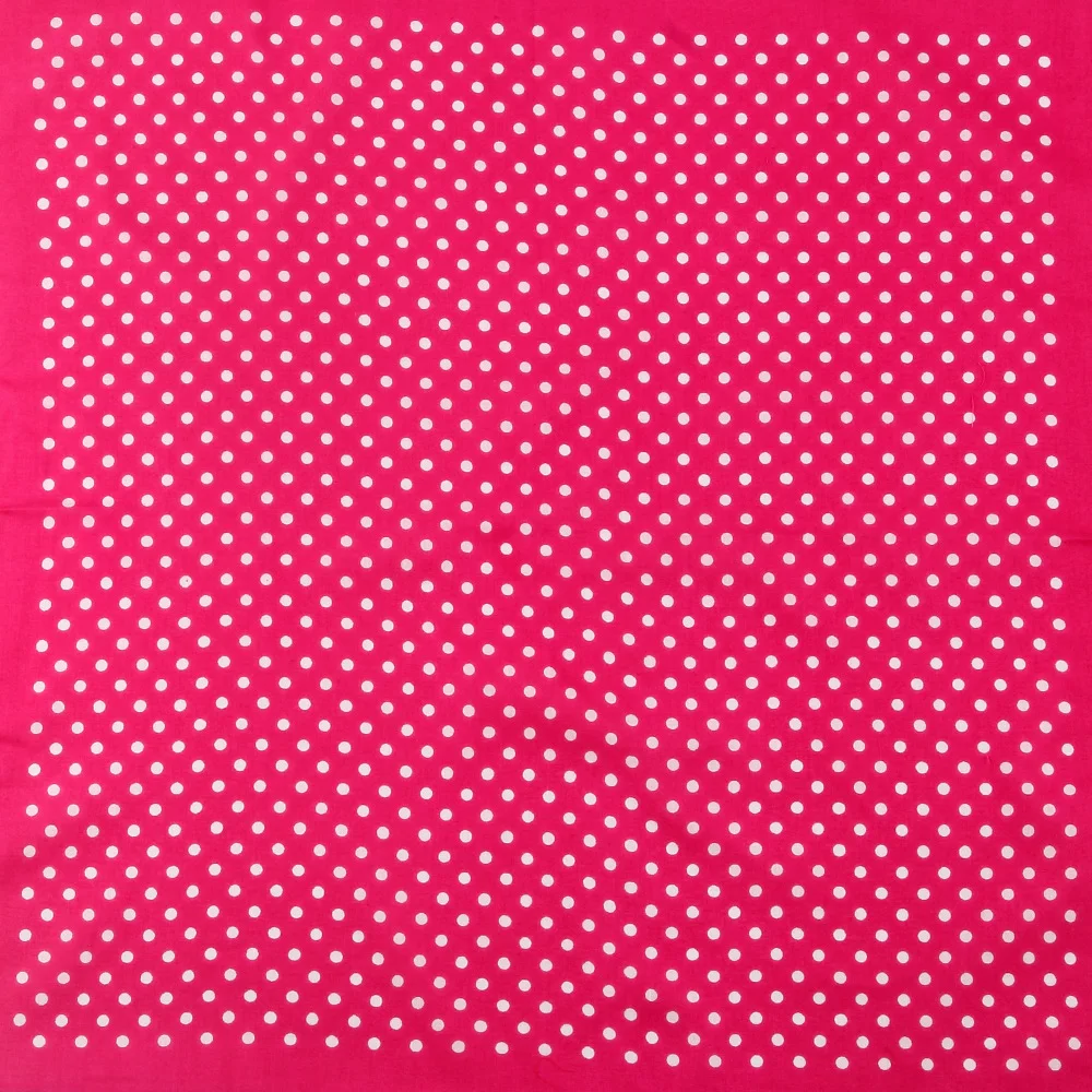 Женский однотонный хлопковый бандана в горошек стиле хип хоп квадратный шарф