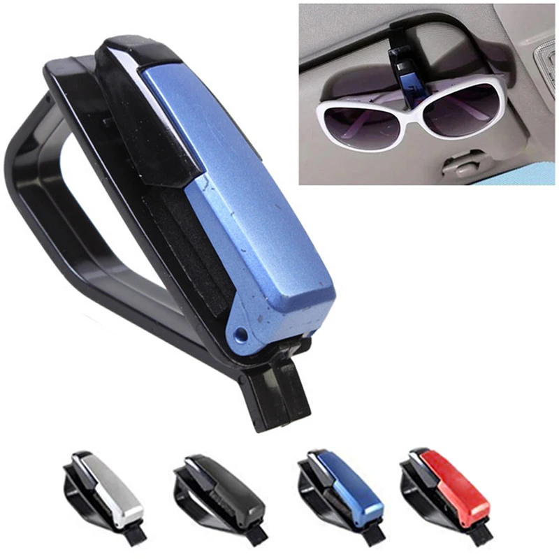 

Portable Universal Car Sun Visor Sunglasses Clip Card Ticket Holder Auto Interior Organize Accessories Glasses Clips 4 Colors