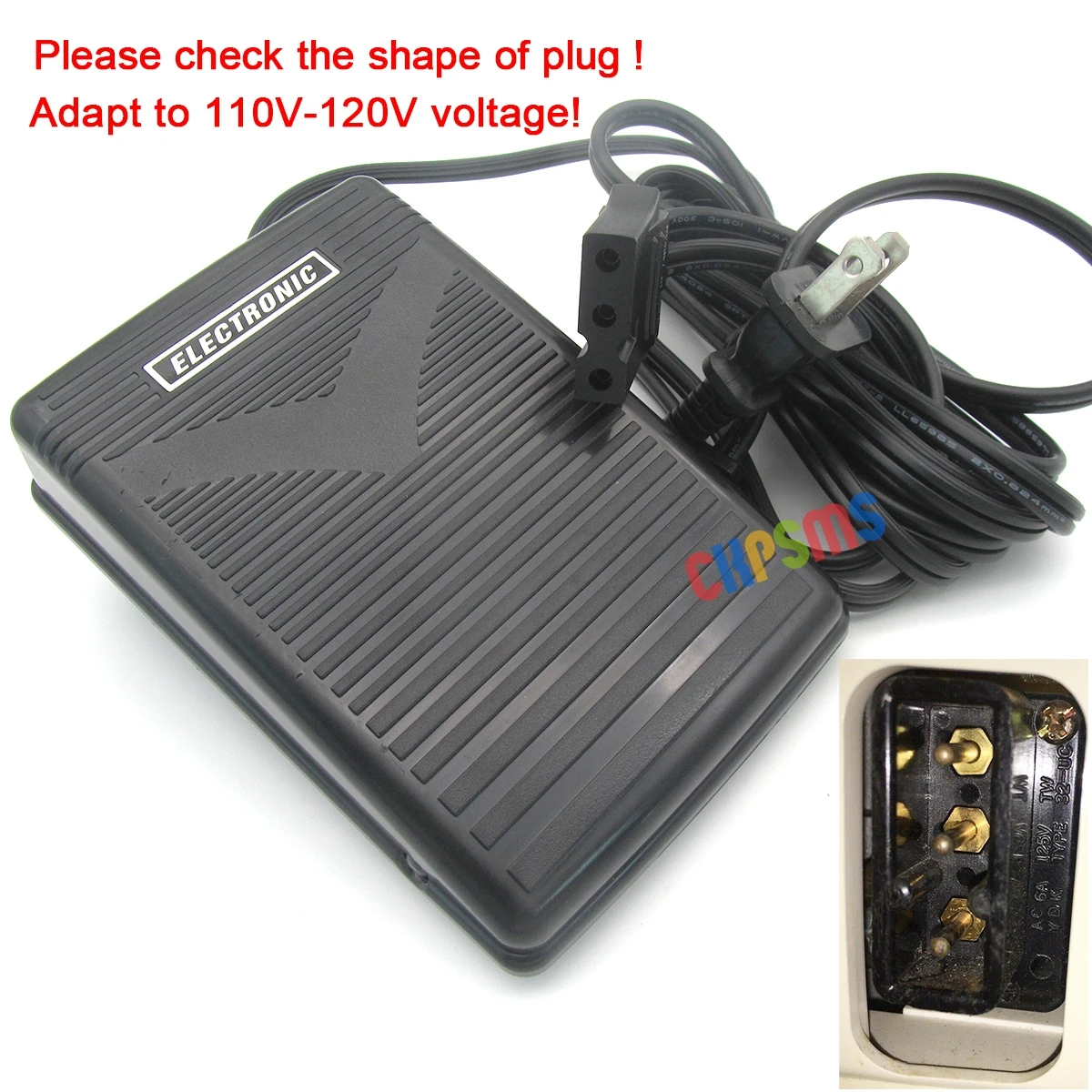 Ножная педаль #419451-003, совместимая с SINGER10UJ13,14CG,14SH,14U JUKI MO-103,MO-104 HUSQVARNA VIKING 140 Husky 145