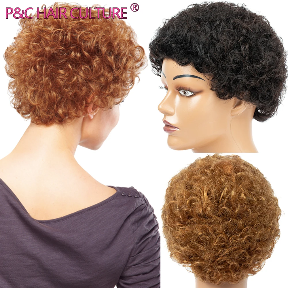 Фото Короткий кудрявый афро парик из синтетических волос парики для темных женщин