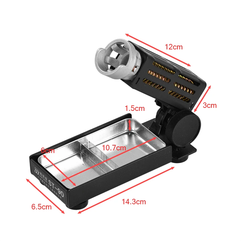 Регулируемая подставка для паяльника с 1 губкой очистки|Электрические паяльники|
