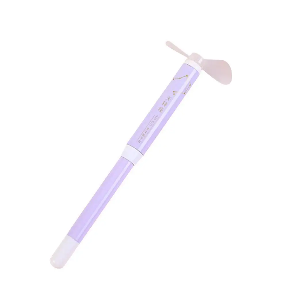 

3Pcs/Set 2 in 1 Mini Handheld Cooling Fan 0.5mm Student Smooth Writing Gel Pen