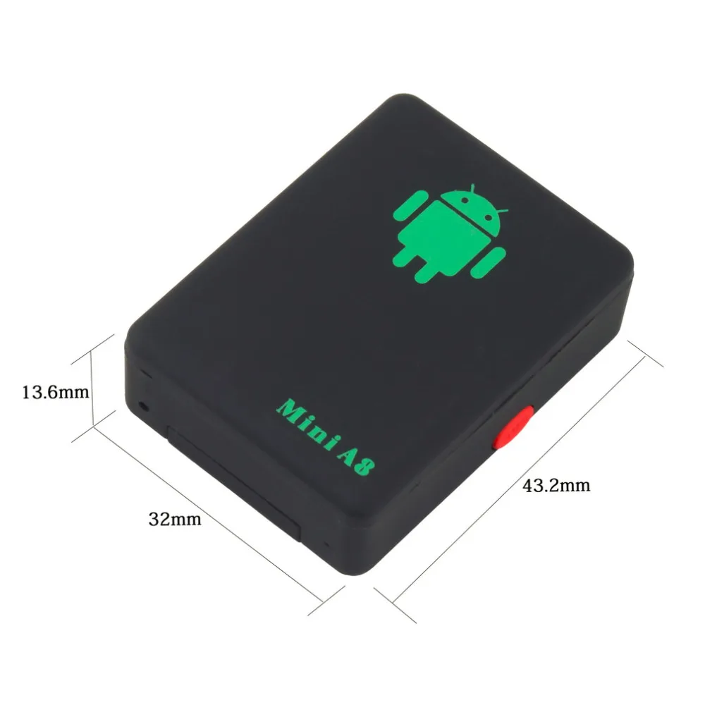 Мини GSM/GPRS-трекер A8 с кнопкой SOS для автомобилей детей домашних животных |