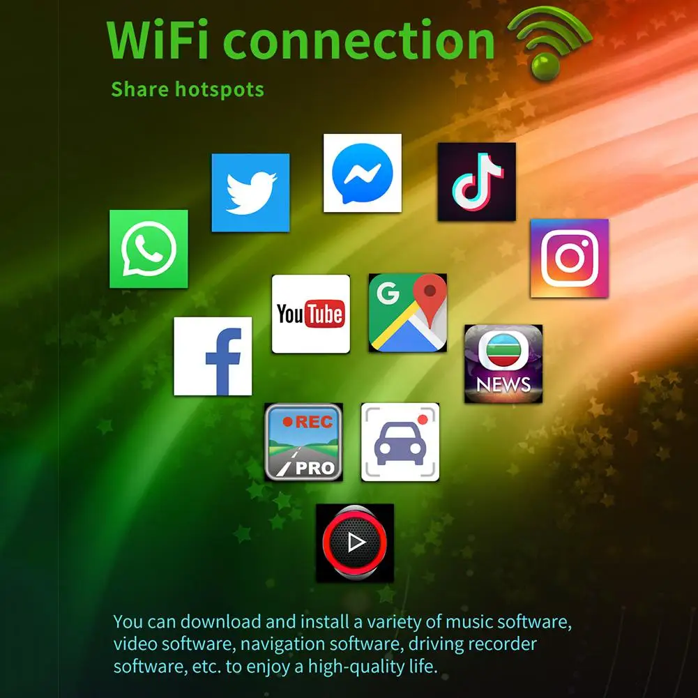 2 DIN mp5 android gps Wifi Mirror link Bluetooth автомобильный аудио плеер Автомобильный