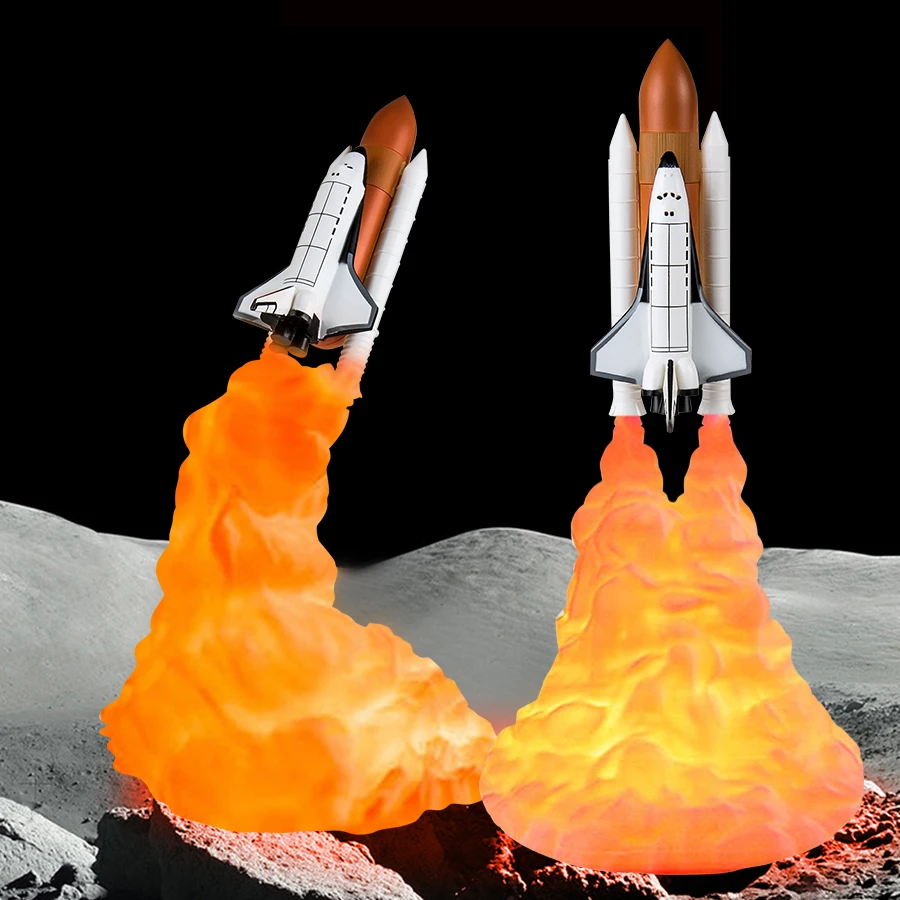 Новинка 2019 3d лампы Saturn V с принтом перезаряжаемая настольная лампа Apollo 5 для Луны