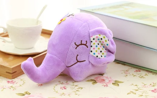 Милая плюшевая кукла слон мягкая игрушка присоска машина & комната оконная